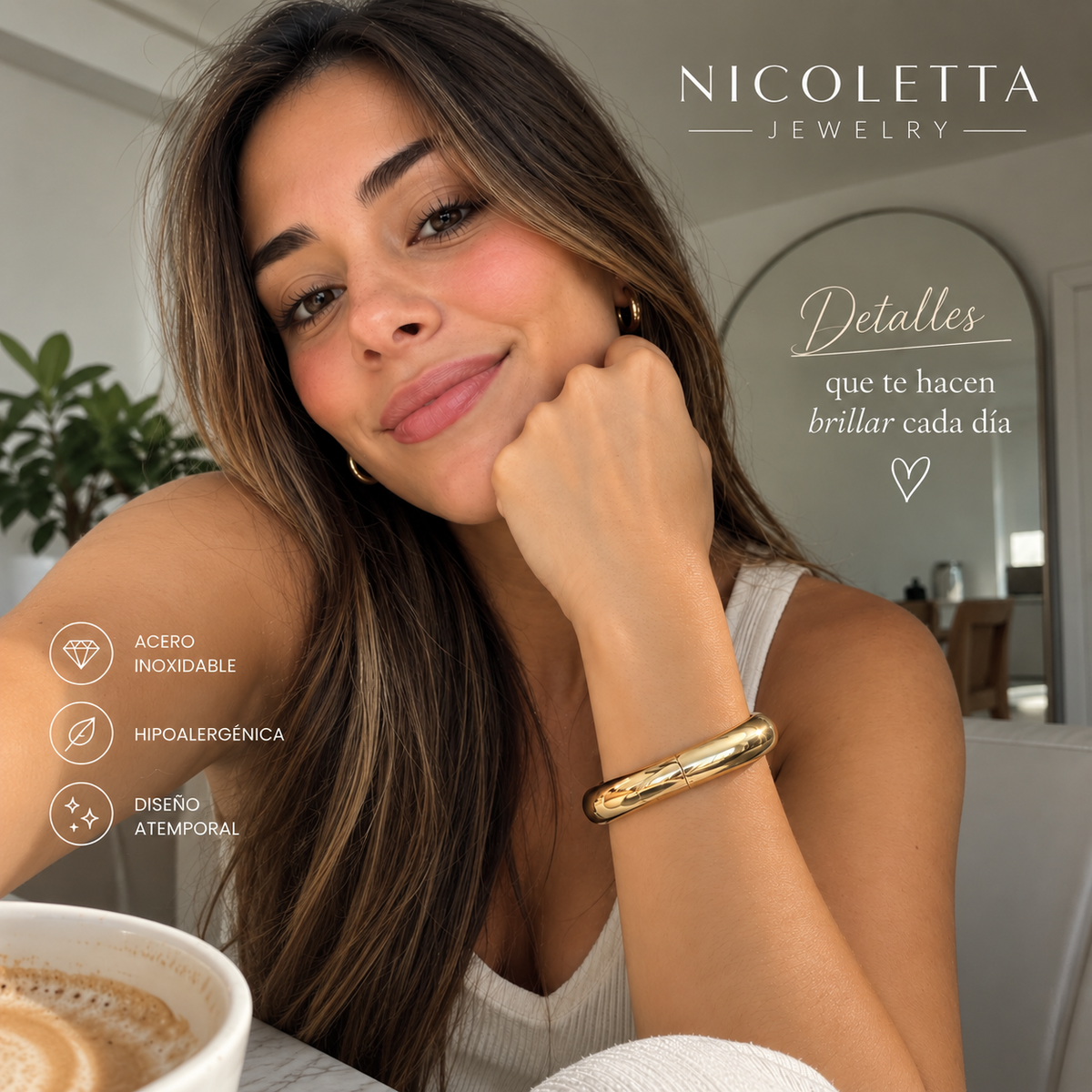 Pulsera Valentina delgada
