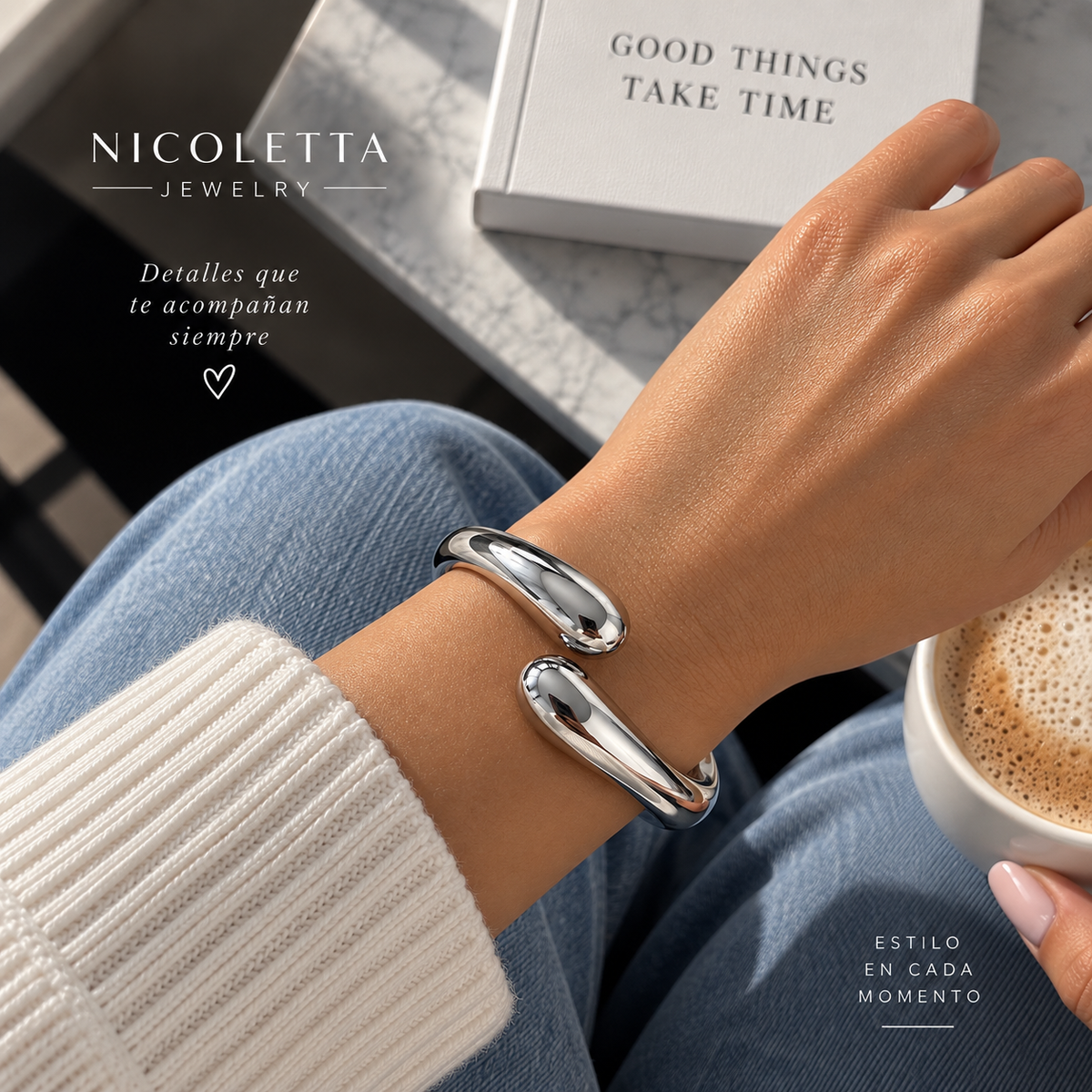 Pulsera Valentina Gruesa